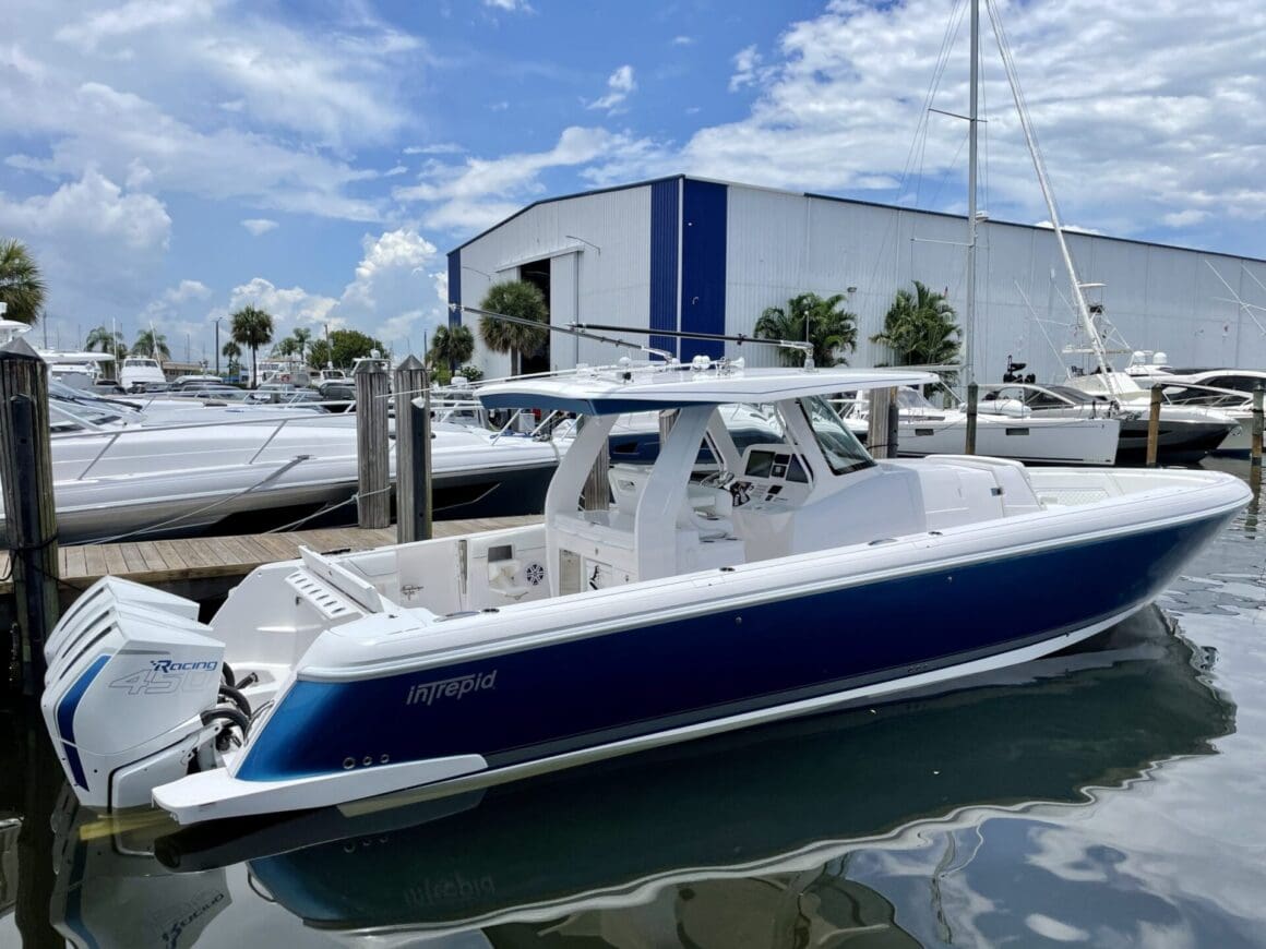 PreOwned Intrepid boats Used center console boats for sale