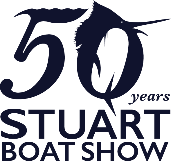 Navy Stuart Boat Show 2024 Anniversary Logo